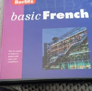 Basic French Language Course - Purple Cover